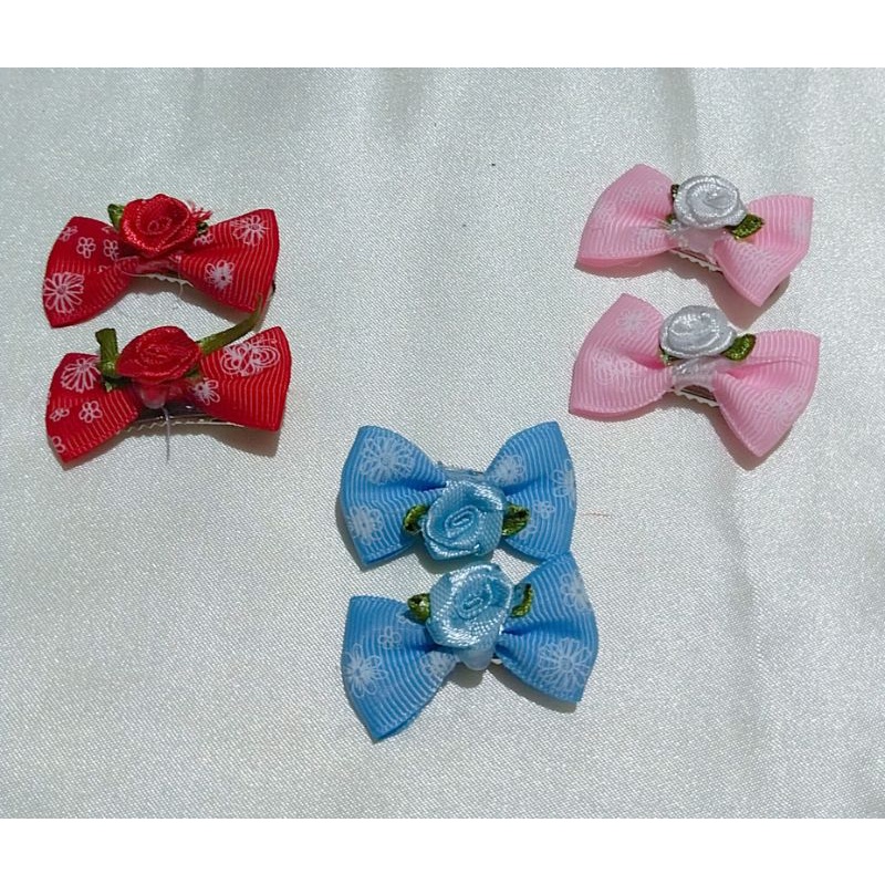 Vinztstore - Jepitan Rambut Pita Kain Jepitan Pita Kain Jepitan Korea Jepitan Imut Jepitan Pita Bunga Hair Clip Jepitan Anak Murah Bisa COD