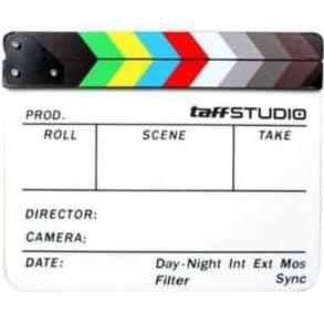 

Profesional Clapper Board Colorful Acrylic - White webk07 Ayo Order