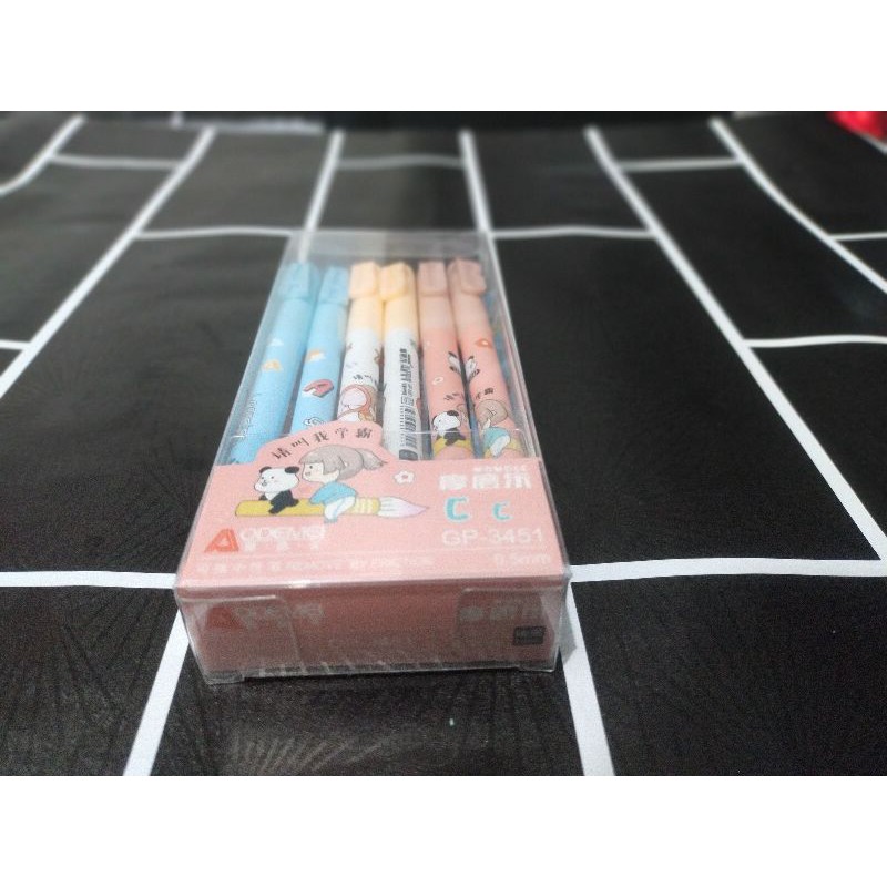 

Pulpen Aodemei bisa di hapus isi gp-3441 isi 12pcs