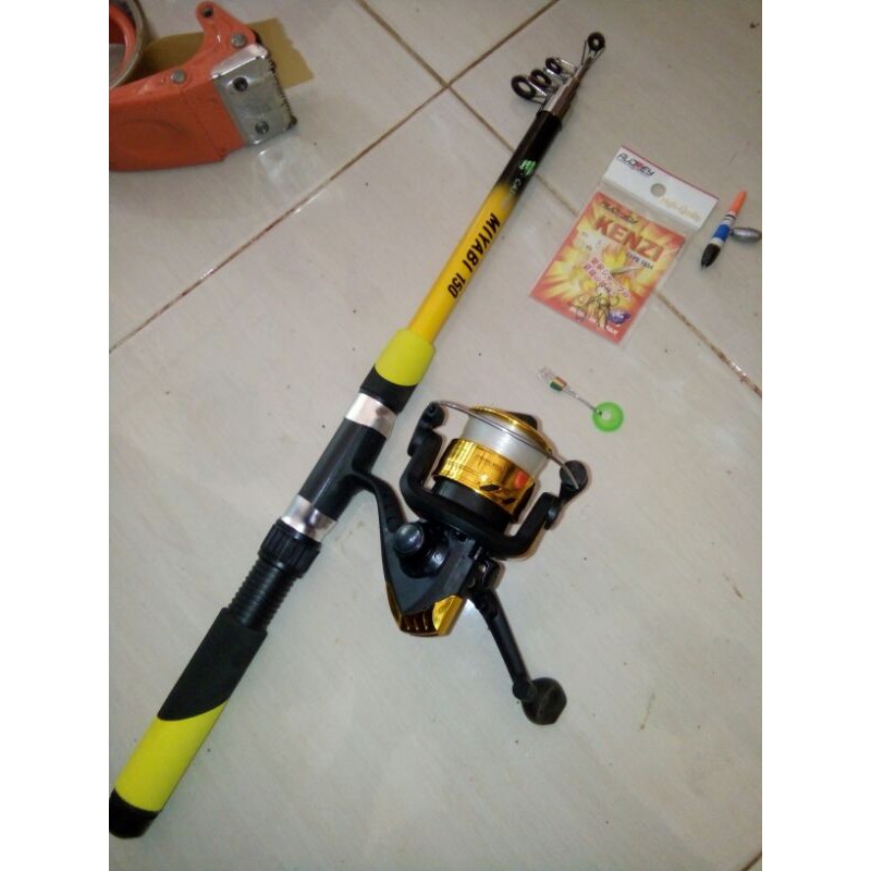 FLASHSALE 1 Satu Set New Alat Pancing 150 CM 180 CM FLASHSALE 1 Satu Set New Alat Pancing 150 CM 180 CM