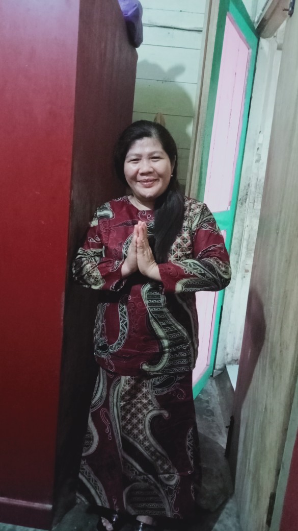 Batik Couple Keluarga Sania Ruffle Ori Ndoro Jowi Dnt Motif Banyu Mili Merah Marun Termurah Shopee