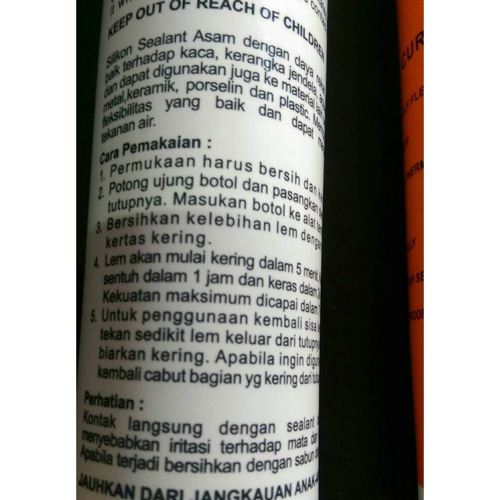 Terlaris Lem Kaca Aquarium Hitam Putih Lem Sealant Silicone