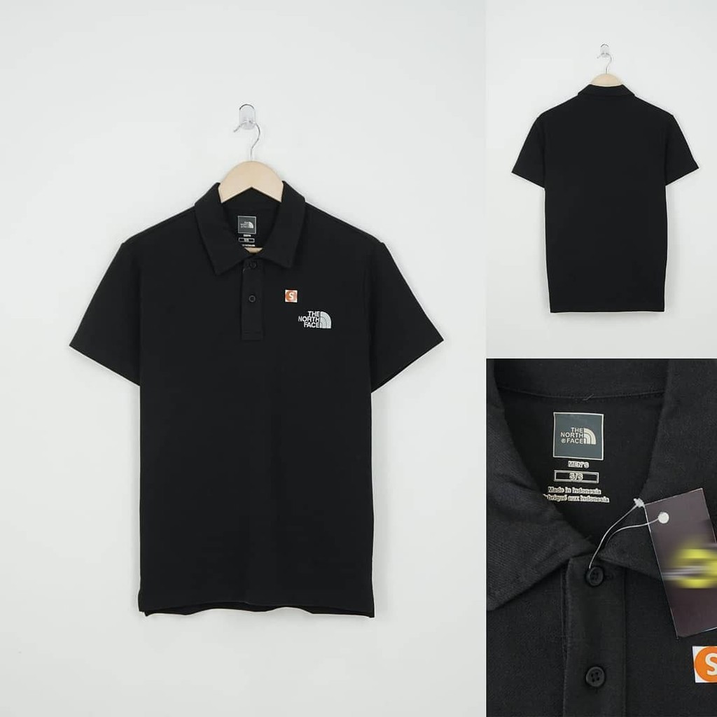 Polo Shirt THE NORT FACE Bordir | T-Shirt Branded | Kaos Distro | Kaos Berkerah