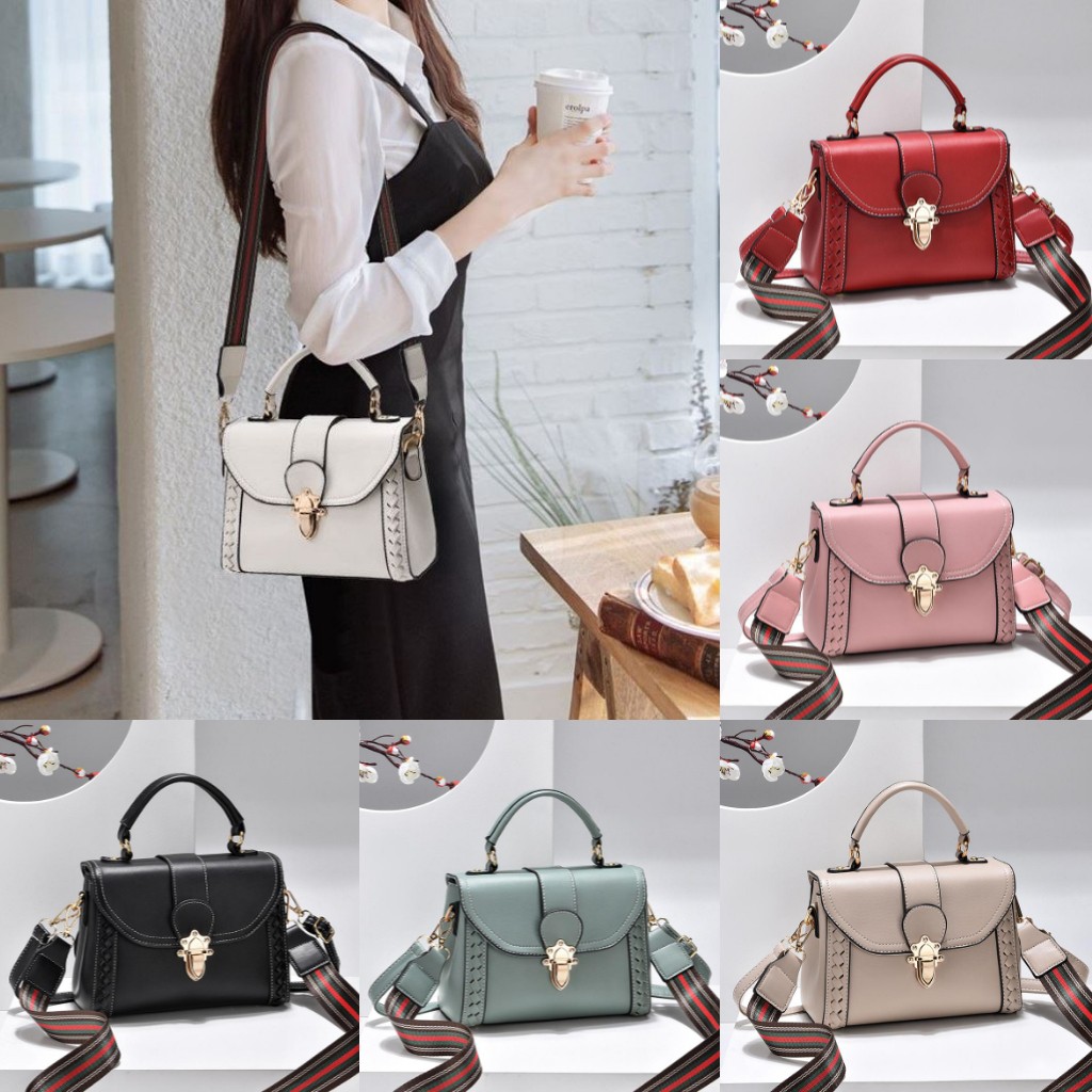 HananJr JT2182 Tas Handbag Selempang Wanita Elegan Import