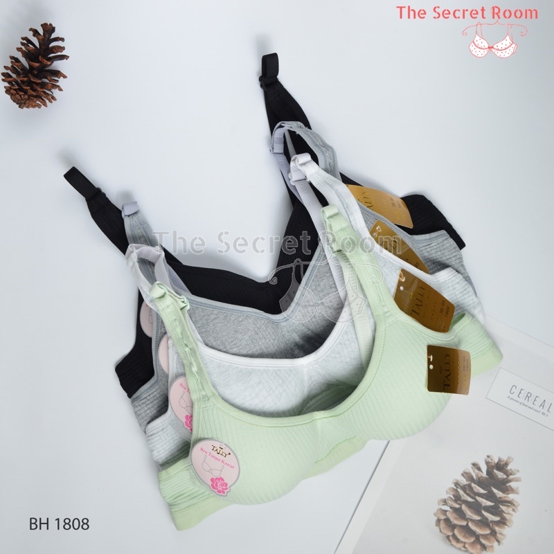 TALLY BRA BH 1808 | CUP A | TANPA KAWAT | BUSA TIPIS | SIZE 34 - 38