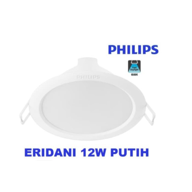 PHILIPS DOWNLIGHT LED ERIDANI 12W 12 WATT 175 6500K PUTIH 59264