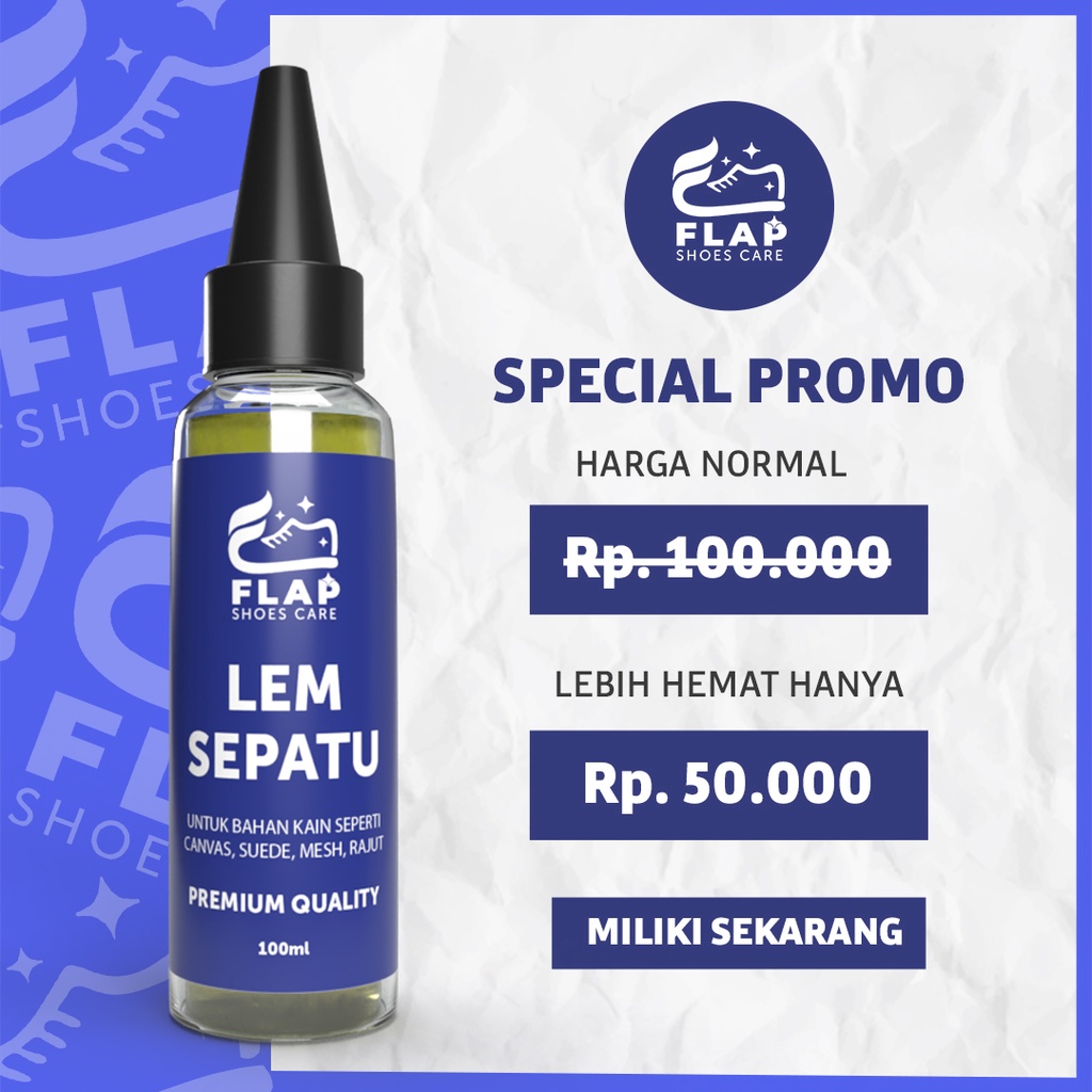 Flap Shoes Care Lem Sepatu Super Kuat Original Pabrik