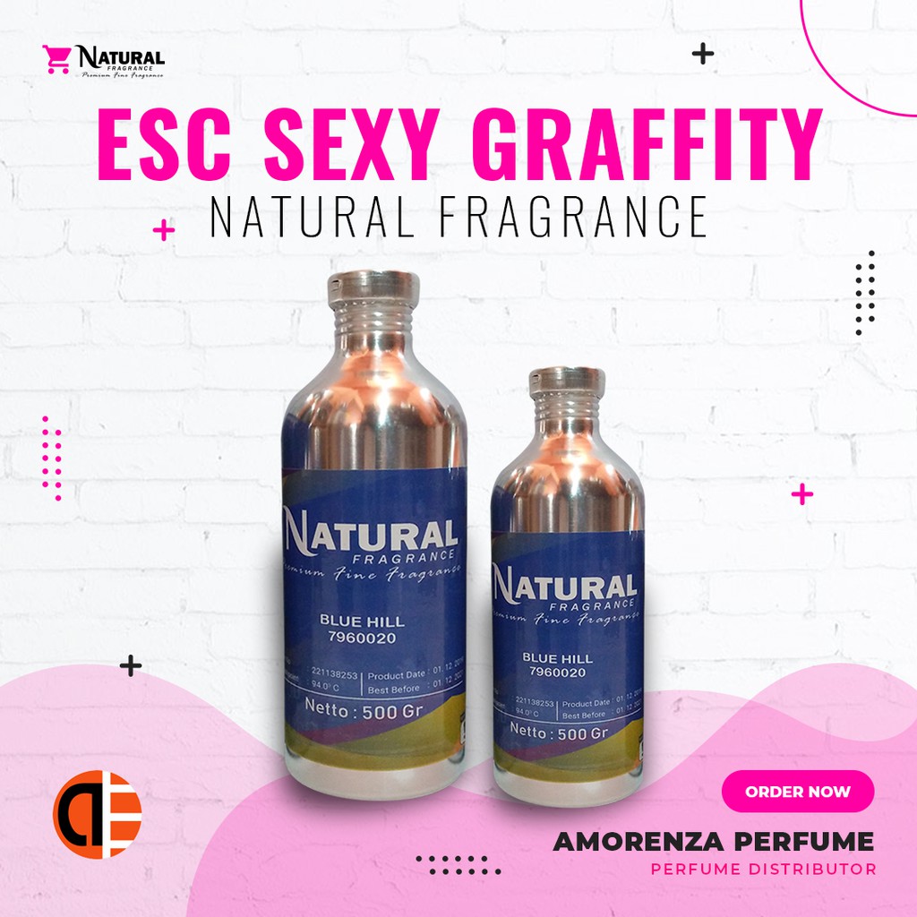 BIBIT PARFUM MURNI ESCADA SEXY GRAFITTY - GIRAFFE NATURAL FRAGRANCE 500ML SEGEL PABRIK