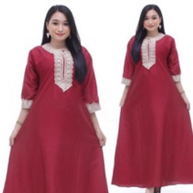 Daster arab rayon murah / gamis wanita / gaun muslimah