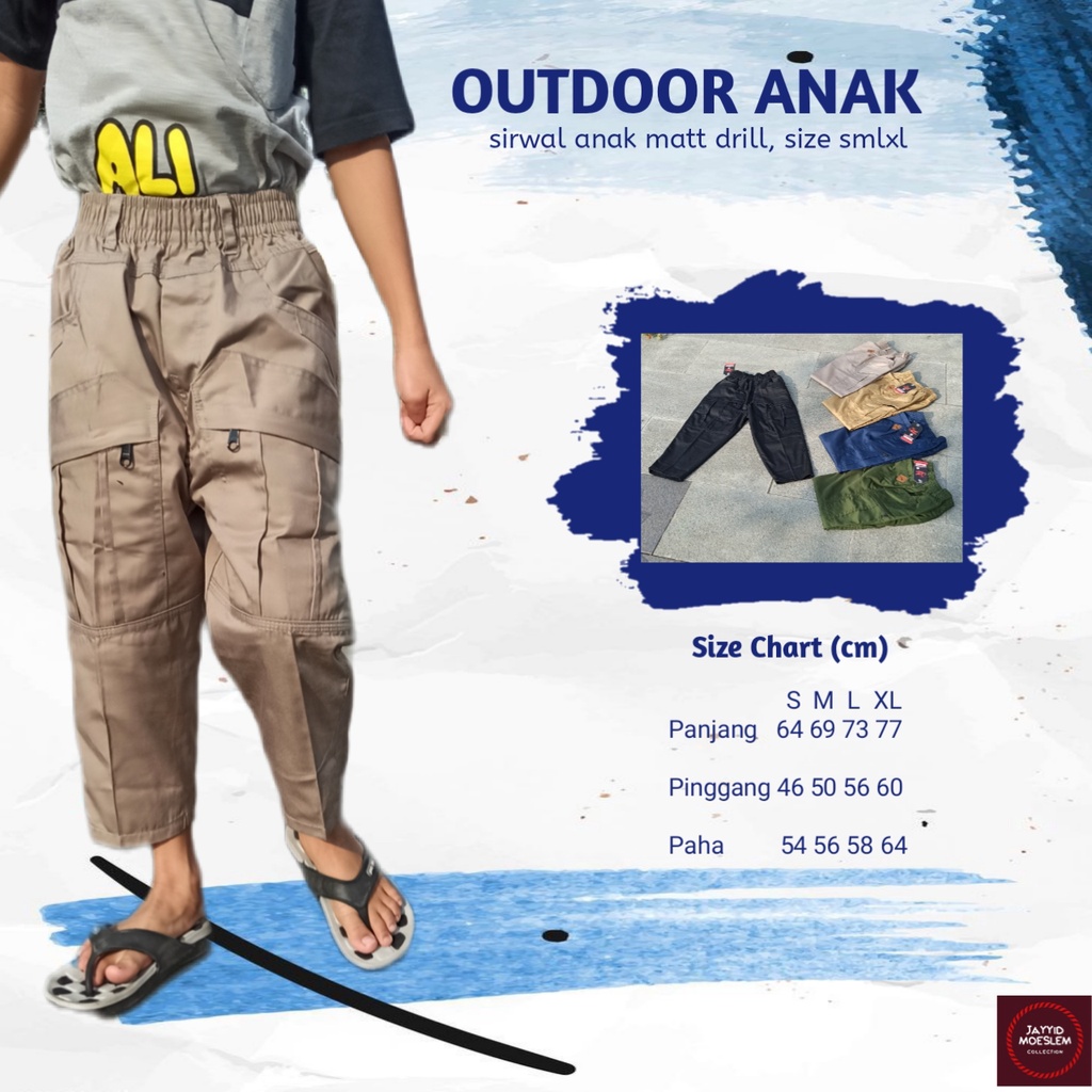 SIRWALL OUTDOOR ANAK CELANA ANAK CELANA MAIN ANAK COWO