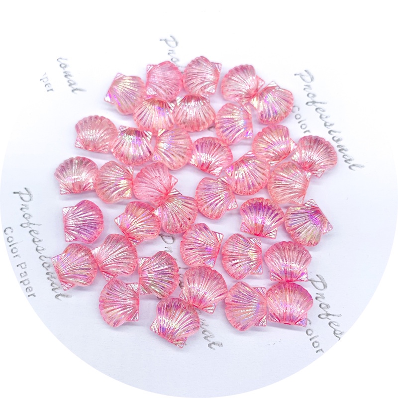 50pcs / lot Manik-Manik Akrilik AB 12mm Untuk Membuat Perhiasan DIY