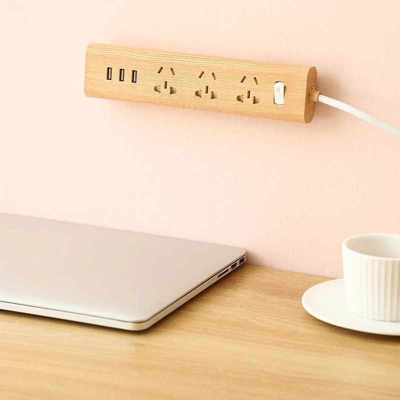 Holder Power Strip Soket Dinding Dengan Perekat Untuk Rumah / Kantor