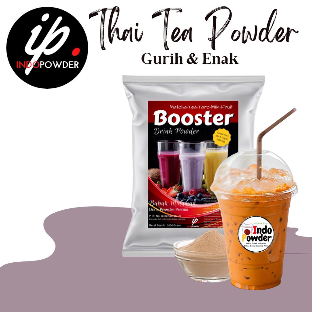 Bubuk Minuman THAI TEA 1Kg - Bubuk THAI TEA 1Kg - THAI TEA Bubuk 1Kg - THAI TEA Powder 1Kg