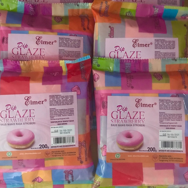 

ELMER DIP GLAZE DONUT 200Gram