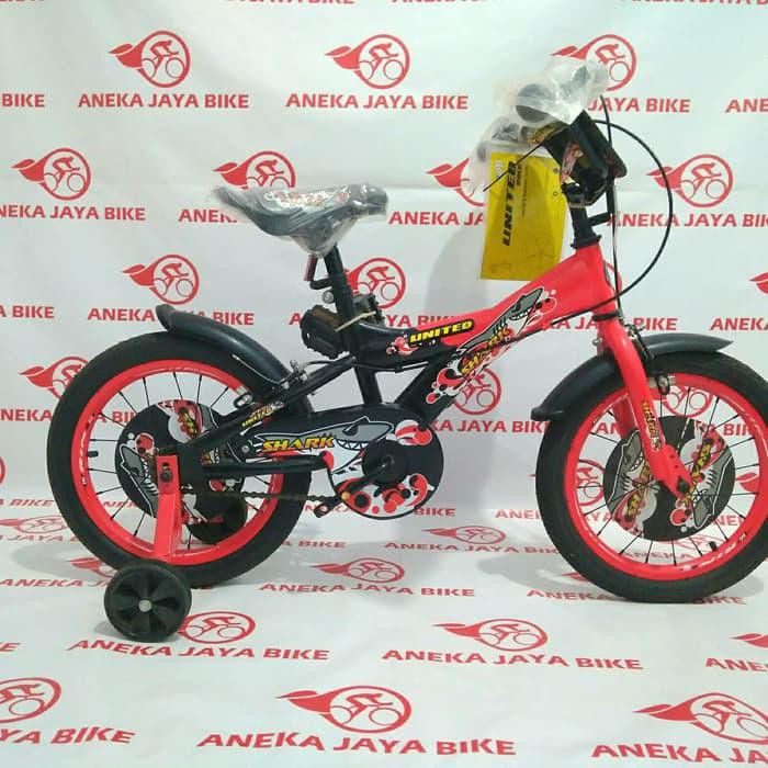 SEPEDA ANAK BMX 16" UNITED SHARK MURAH