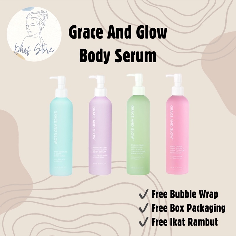 Jual Grace and Glow Body Serumm Shopee Indonesia