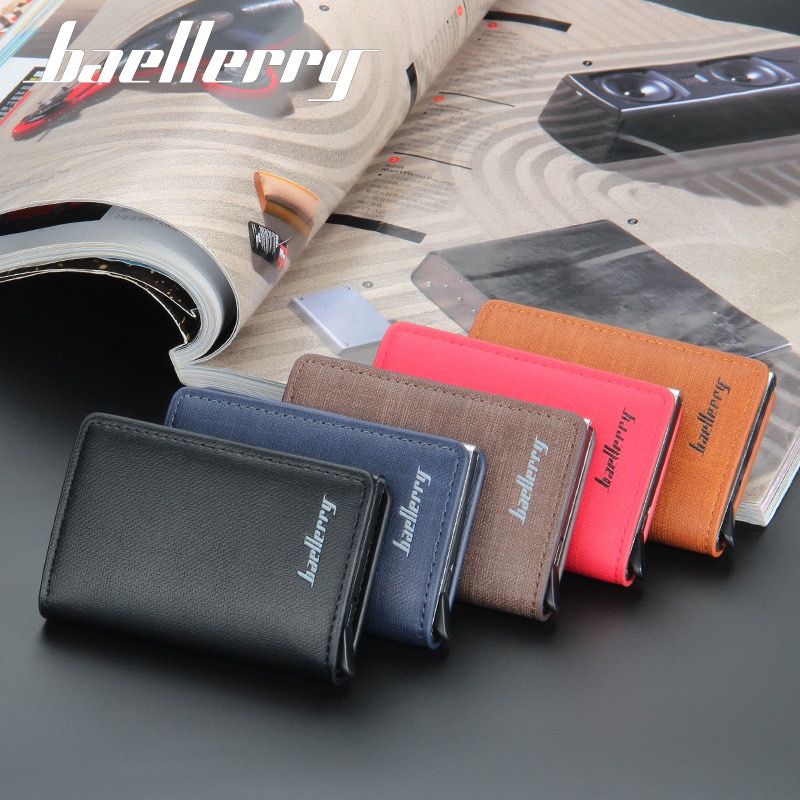 ORIGINAL BAELLERRY K9138 DOMPET KARTU LONTAR FITUR RFID