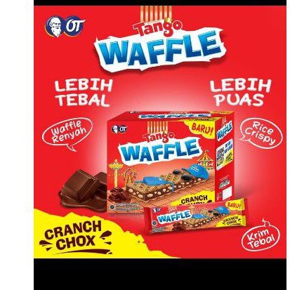 

Tango Waffle crunchox 8gram - cokelat