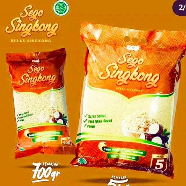 

978Eq010W Beras Singkong - Sego Singkong - Nasi Singkong 700 Gram WQ2