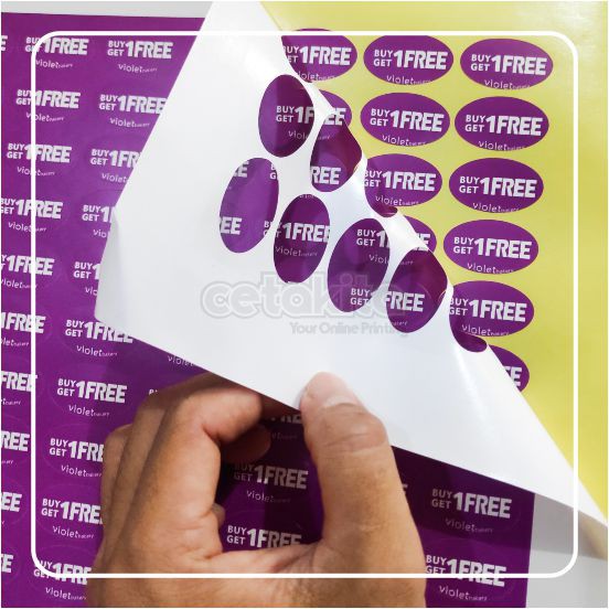 

Label Sticker/Stiker Produk/Kemasan Makanan Minuman 4 x 4cm