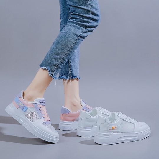 TBIG [COD] Sepatu Sekolah Sneakers Import Shoes BRIELLE Fashion Wanita Sepatu Korea Style Sekolah Kuliah