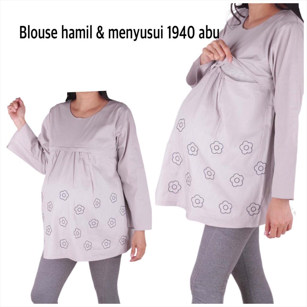 Baju Hamil Blouse Hamil Menyusui B1940