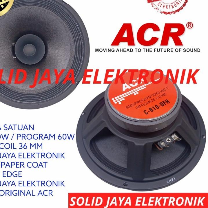 ♗ SPEAKER ACR 8 INC C-810-DFH FULL RANGE C 810 DFH FULLRANGE C-810 C810 8" FULRANGE VOKAL VOCAL 8INC
