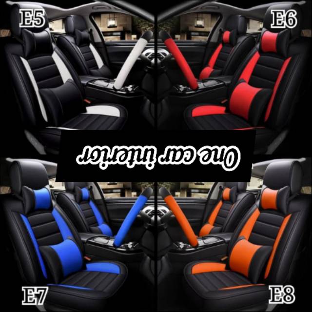 Sarung jok mobil avanza dan xenia 2017-2021 full set free bantalan 4 pcs dan cover stir