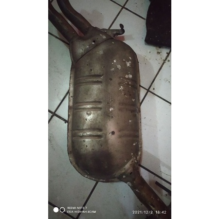 Knalpot Mercy W124 300E Cover Delco dan Knop