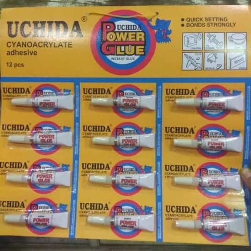 Lem Super Uchida 3gram Super Glue Lem Serbaguna Lengket