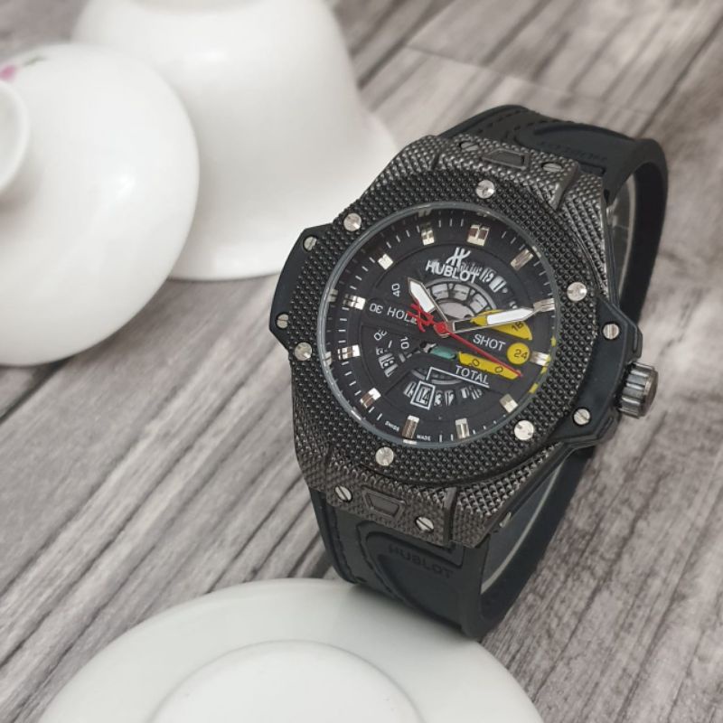 Jam Tangan Pria Elegand Tanggal Aktif - Alexandre Christie Original Automatic Mesin Matic Otomatis