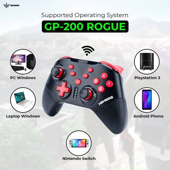 NYK GP200 / GP-200 Rogue Bluetooth Gamepad / Joystick / Stick