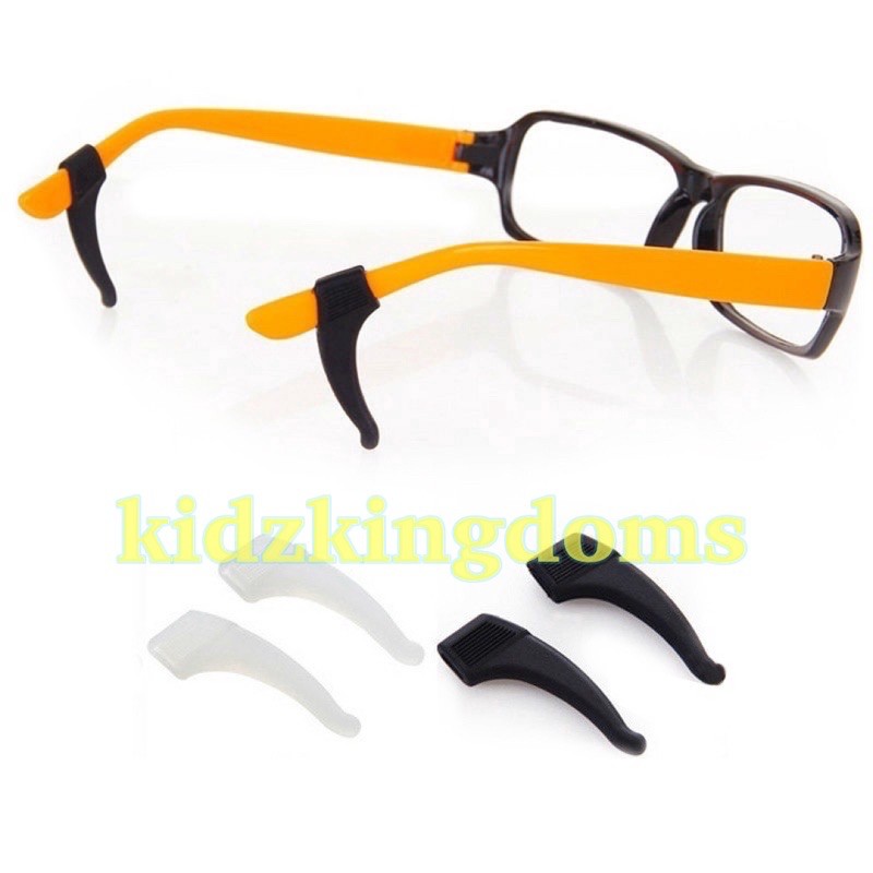 Pengait Kacamata Silikon - Anti Slip Kacamata Silikon Bulat - Earhook Silicone Anti Slip