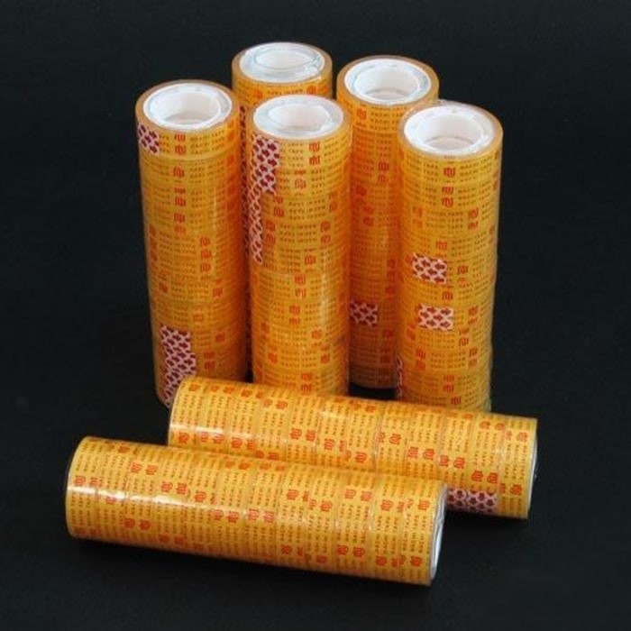 

Dijual selotip kecil salotip kado isolasi 1 2 inch small tape 12 mm New