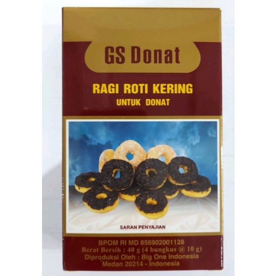 

GS DONAT RAGI ROTI UNTUK DONAT BOX ISI 4 SACHET