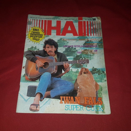 Majalah Hai 12-18 Juli 1988 - Iwan Fals Super Cuek