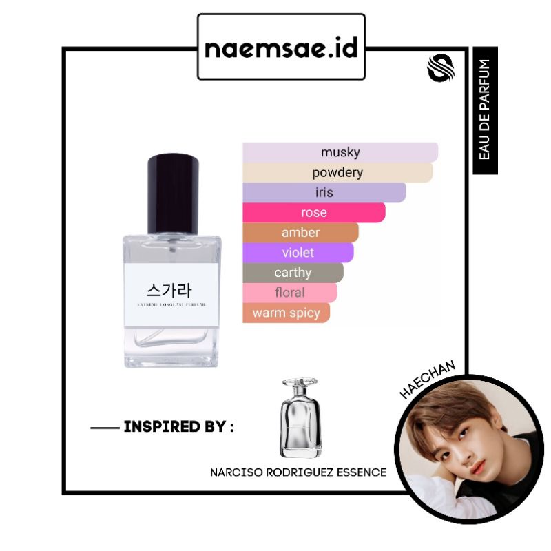 fReSh- PARFUM HAECHAN NARCISO RODRIGUEZ ESSENCE BY NAEMSAE.ID PARFUM WANITA