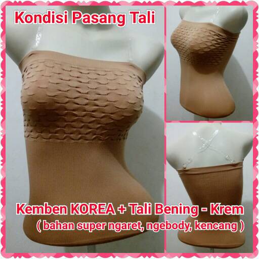 Kemben KOREA + Tali Bening - Krem | Daleman Inner