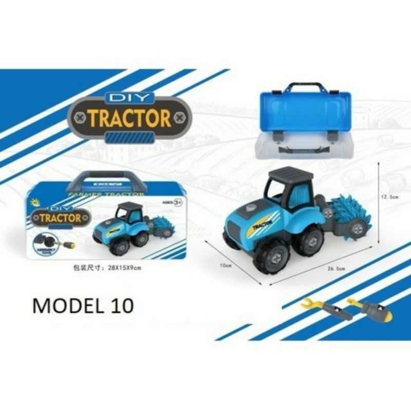 DIY Tractor Assembly - engineering toys - mainan edukasi rakit traktor