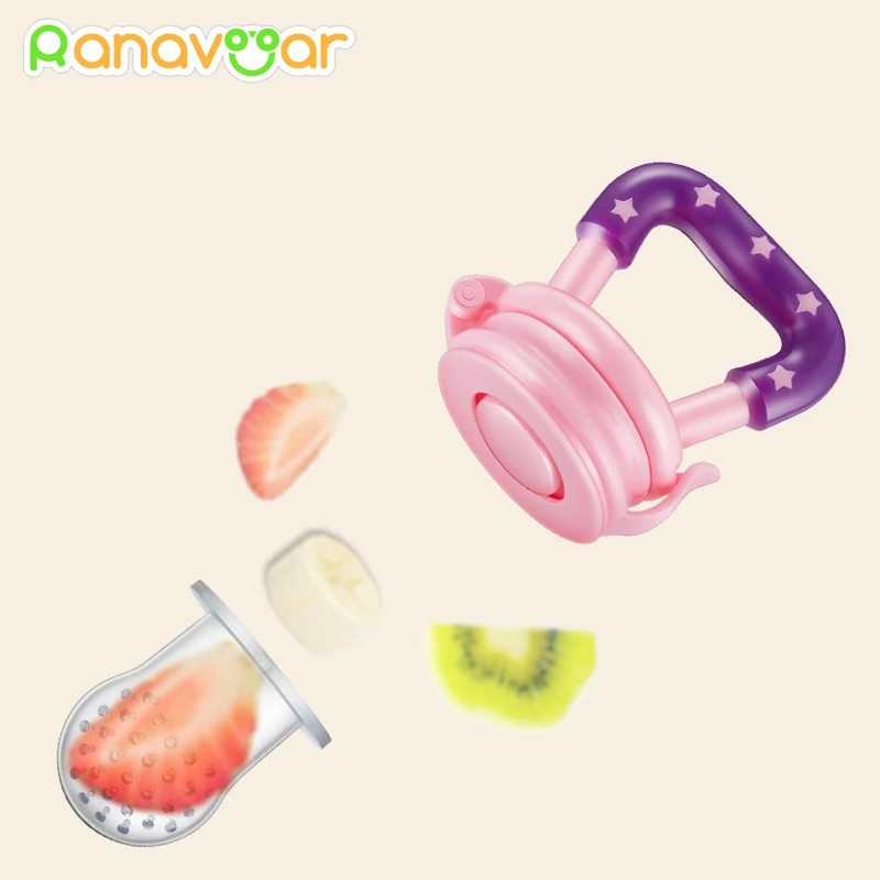 Dot Empeng Buah Bayi Empeng Belajar Makan Baby Fruit Feeder Bahan Silicon Lembut Aman BPA Free-2