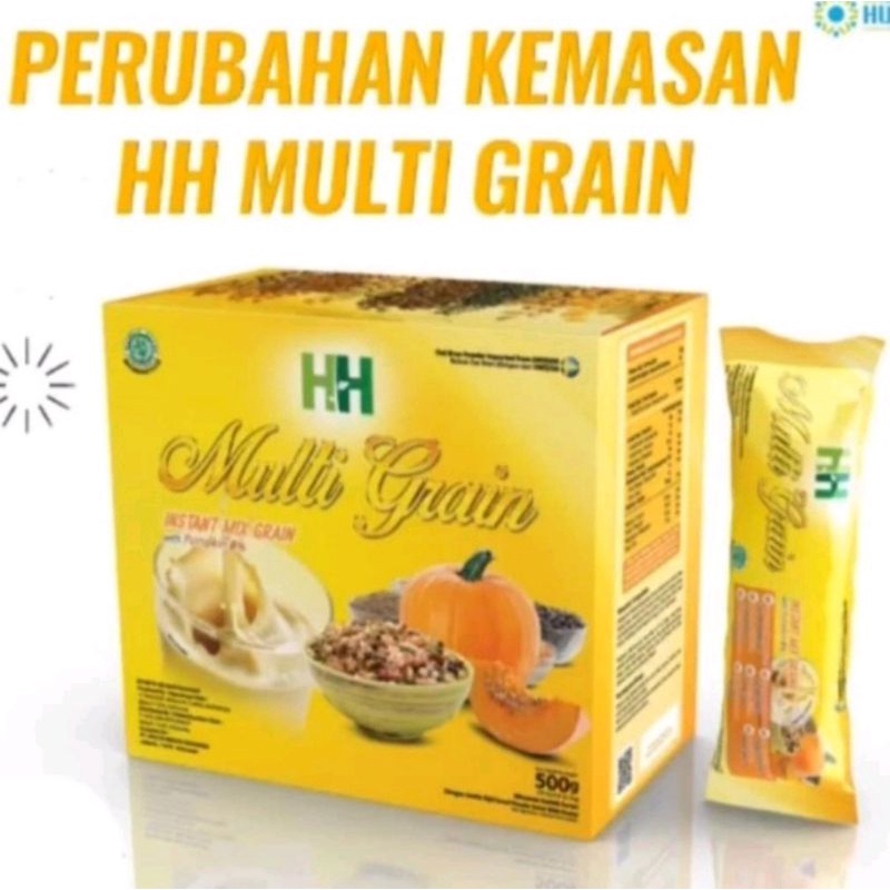 Jual HH Multigrain Multi Grain Kemasan Baru Original Solusi Kolesterol
