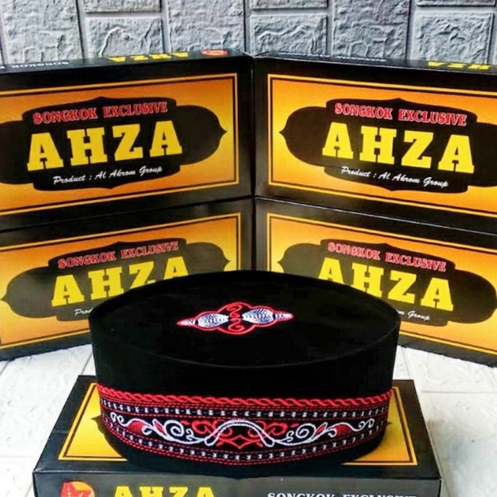 Peci Hitam Bordir Komputer Songkok Hitam Bordir Komputer Kopyah Peci Songkok Motif
