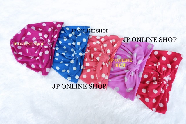 Turban Baby POLKADOT usia 0-3 Tahun