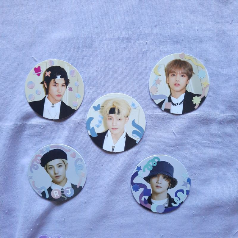 Circle Card Renjun Jeno Haechan NCT Dream We Boom & Rollin' (decorated)