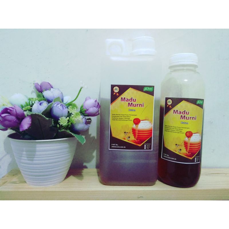 Al Jauhar Madu Murni Hutan Liar 500 gram Madu Alami Madu Murni Raw Honey Madu Mentah Madu Asli Madu Original Madu Kesehatan Madu Lebah Madu Tawon Honey Bee Pure Honey 100% Madu Murah