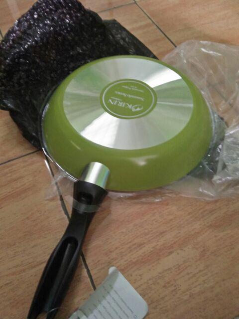 Kirin Sasando Frypan 26cm Anti Lengket Classic 1.9mm - Hijau