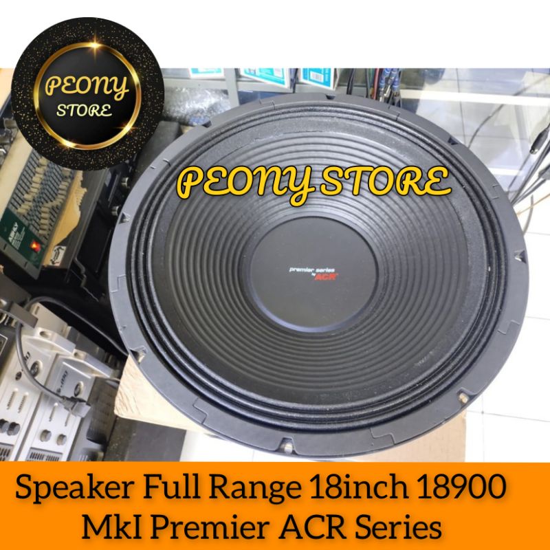 Speaker ACR Full Range 18 inch 18” PA ACR 18900 MKI Premier Series