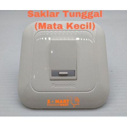 PANASONIC Saklar Engkel / Switch Panasonic Engkel / Saklar Tunggal Panasonic Wide Series WEJ