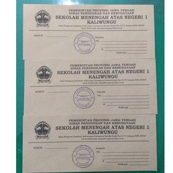 

Amplop Casing + Cetak