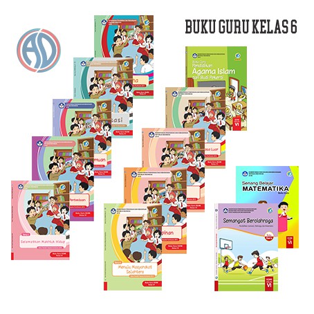 Jual Buku TEMATIK Guru Kelas 6 SD TEMA 1,2,3,4,5,6,7,8,9 PAI, PJOK, Dan ...